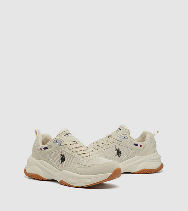 BOLIVAR Logo Detail Lace-Up Sneakers