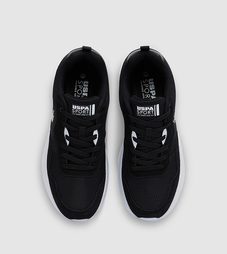 JOHNNY Logo Detail Lace-Up Sneakers