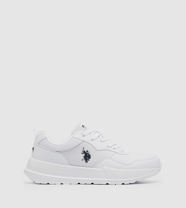 JOHNNY Logo Detail Lace-Up Sneakers