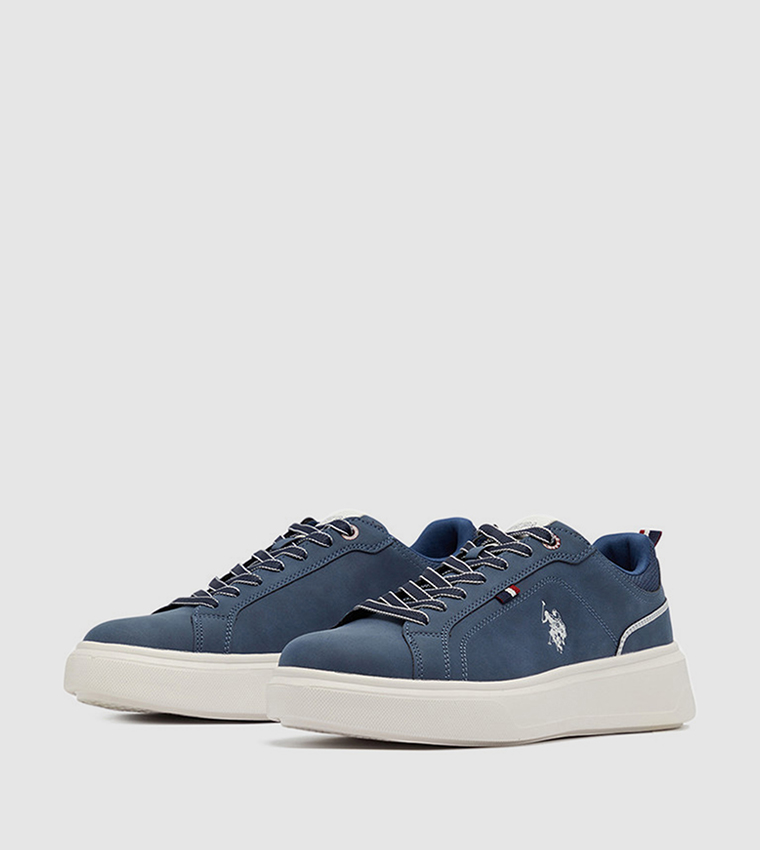 NATEN Logo Detail Lace-Up Sneakers