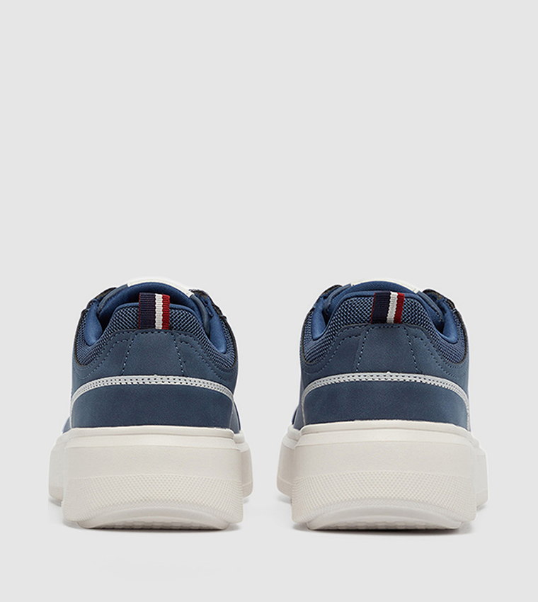 NATEN Logo Detail Lace-Up Sneakers
