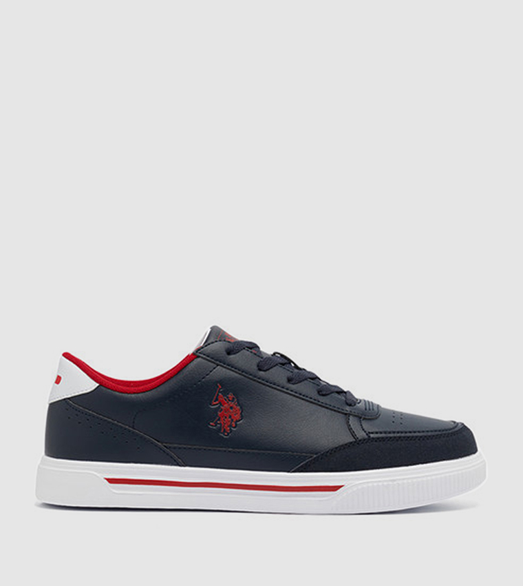 OLIGAR Logo Detail Lace-Up Sneakers