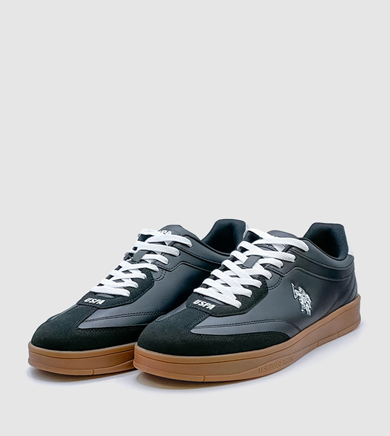 VALE Logo Detail Lace-Up Sneakers