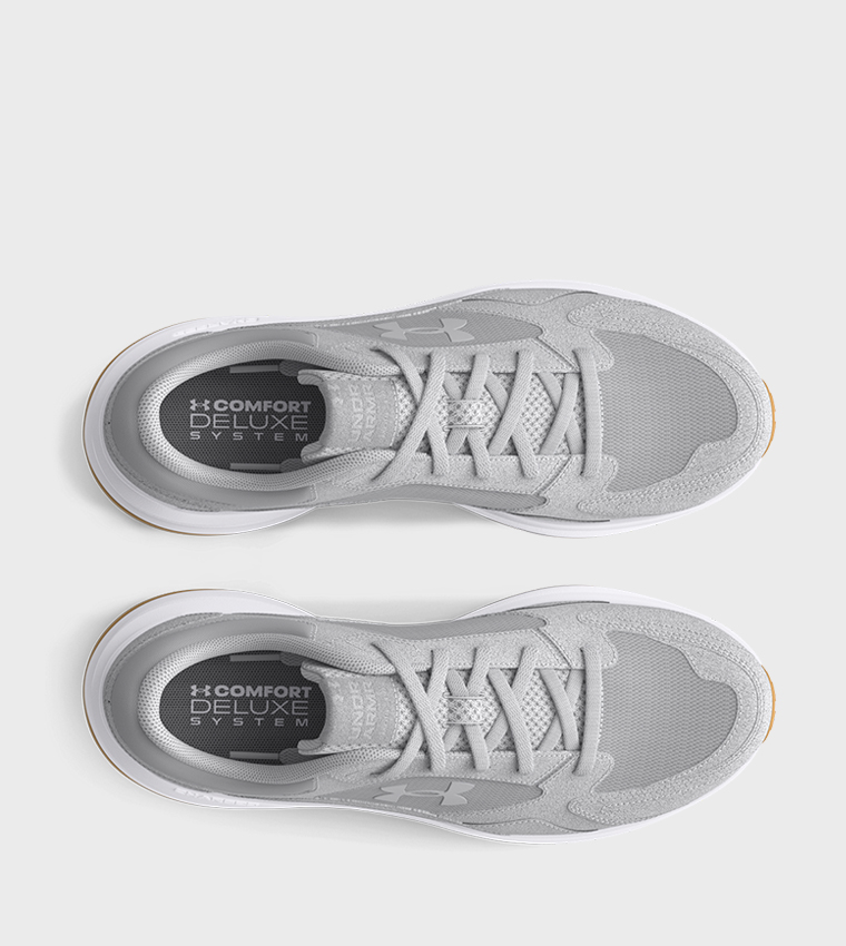 EDGE Logo Detail Suede Low-Top Sneakers