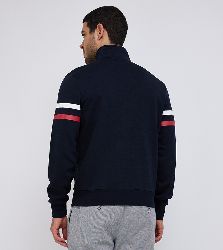 Logo Embroidered Zip-Through Jacket