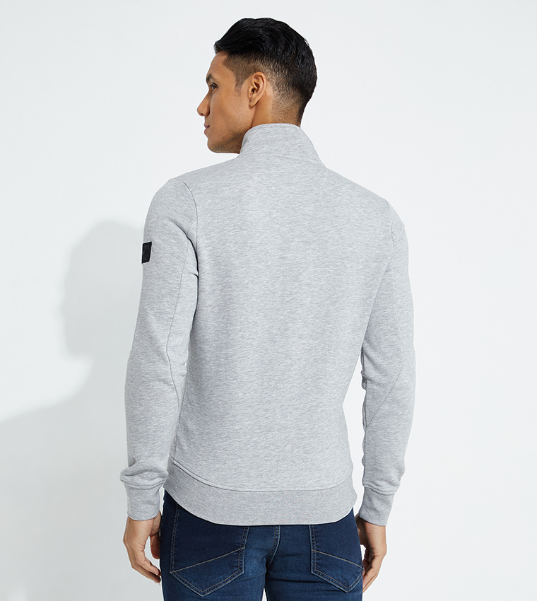 Full Zipper Mock Neck Jacket