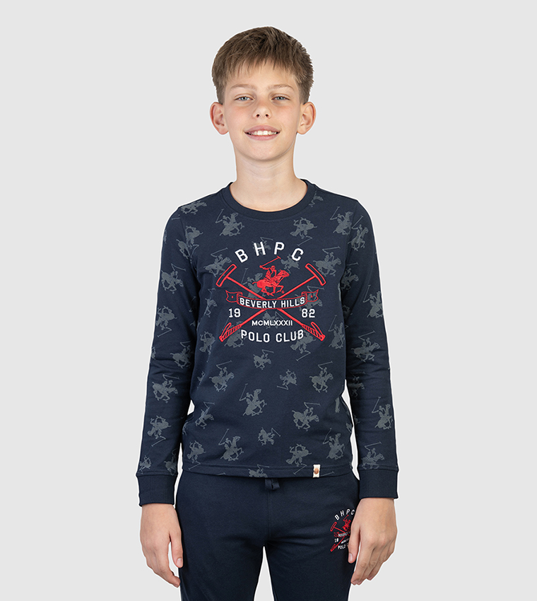 Buy Beverly Hills Polo Club Embroidered Pop Over Long Sleeves