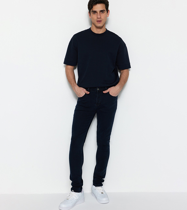 Skinny Fit Mid-Rise Jeans