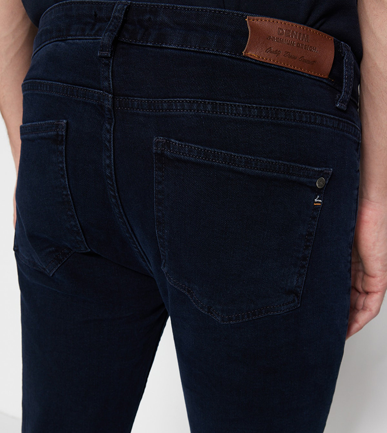 Skinny Fit Mid-Rise Jeans