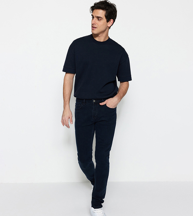 Skinny Fit Mid-Rise Jeans
