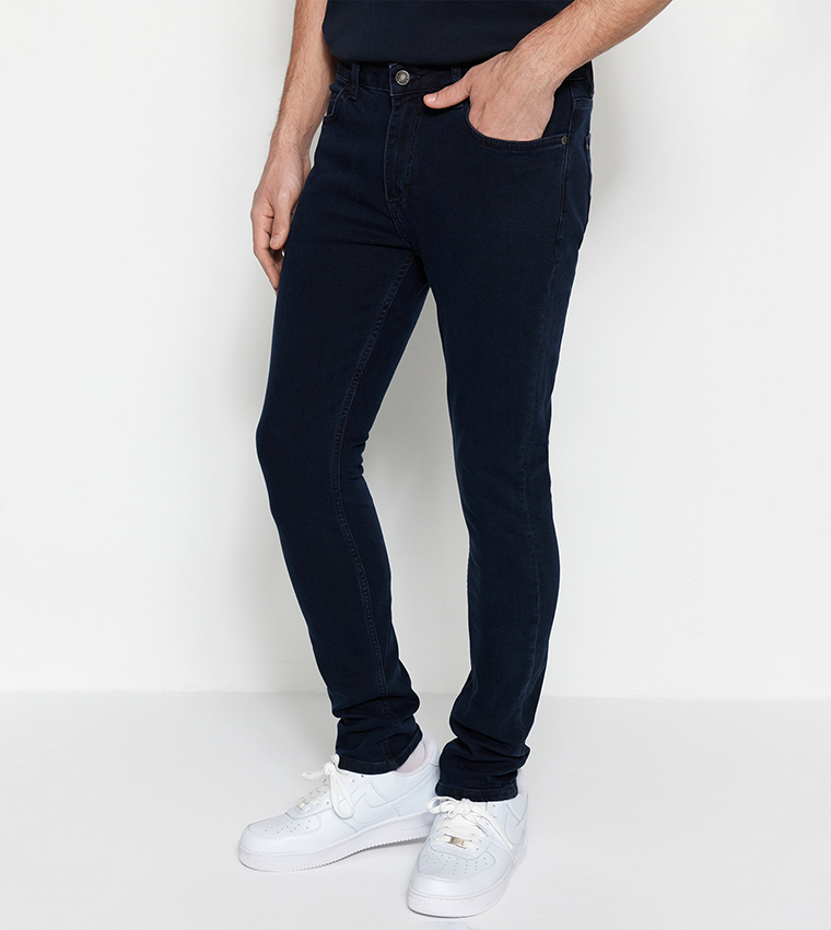 Skinny Fit Mid-Rise Jeans