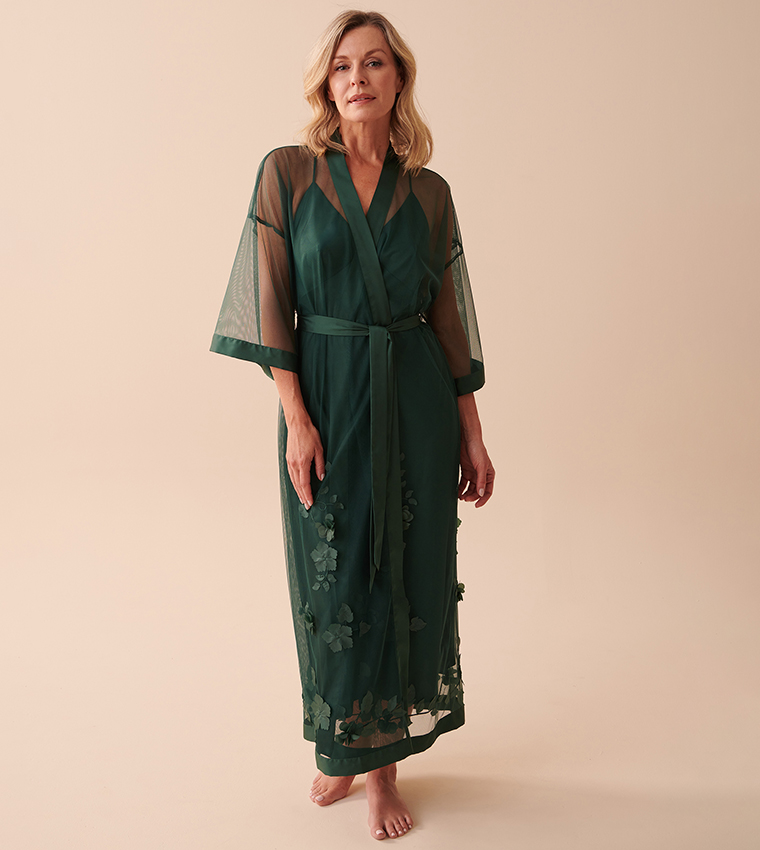 Long sheer clearance kimono robe