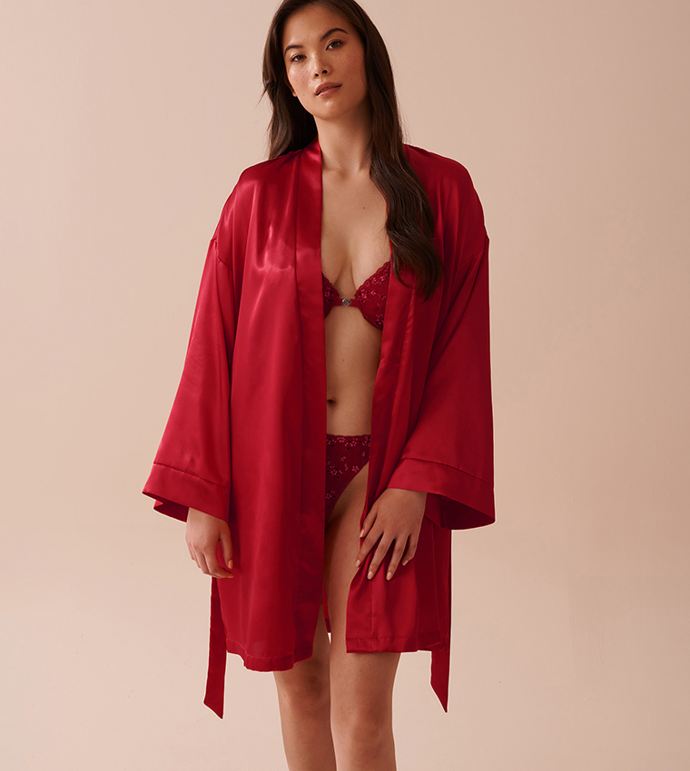 Shiny Satin Kimono