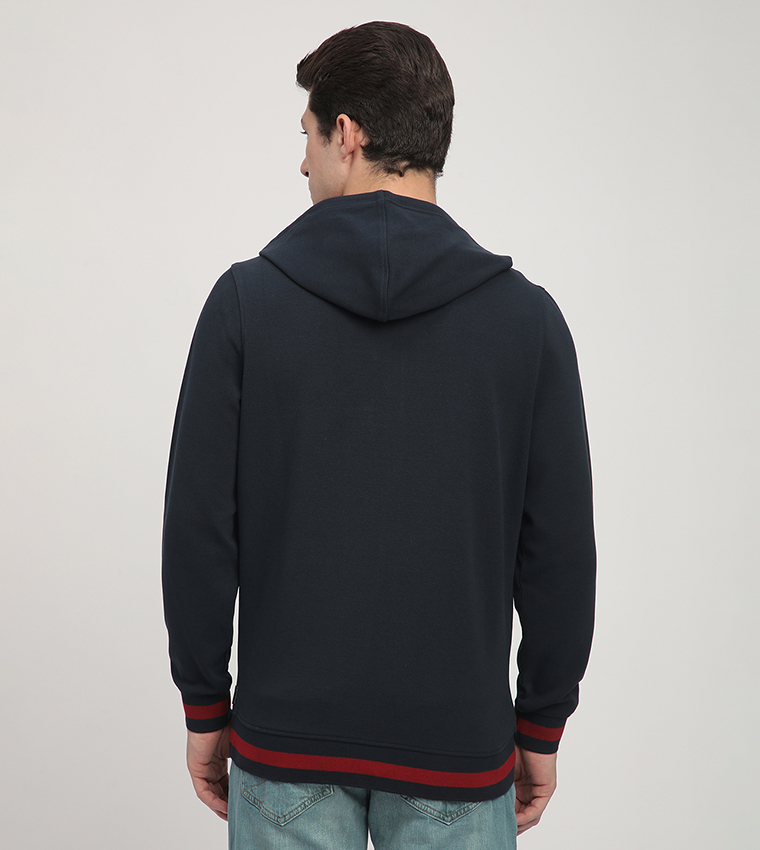 Logo Printed Hooded Jacket
