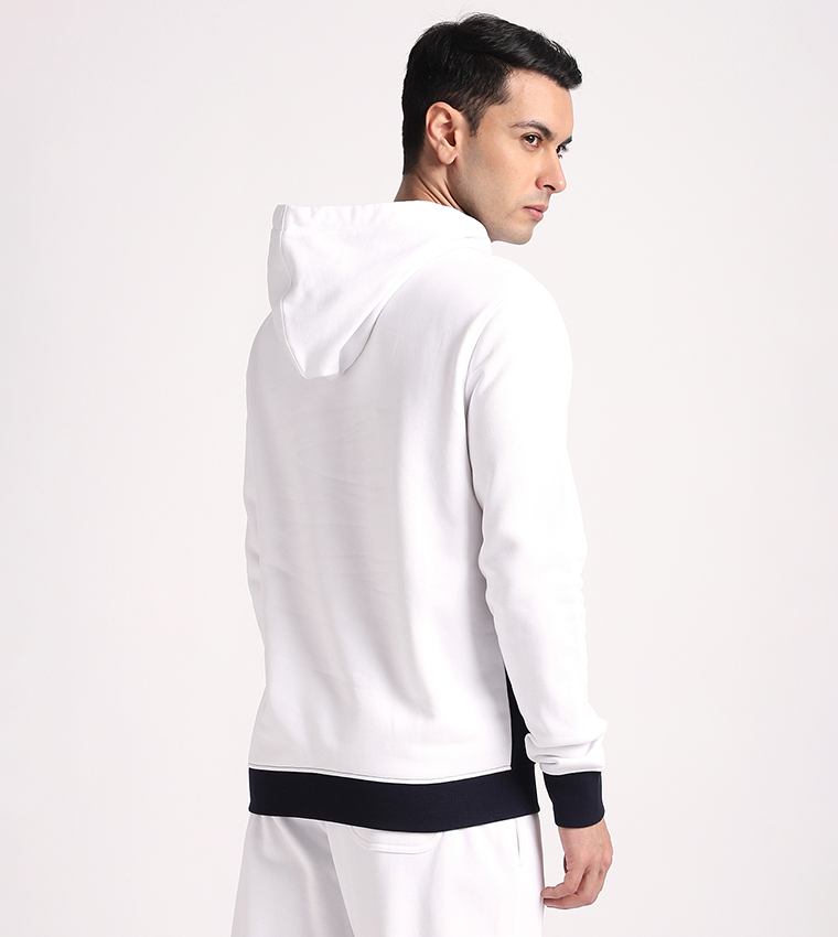 Color Block Long Sleeves Hoodie