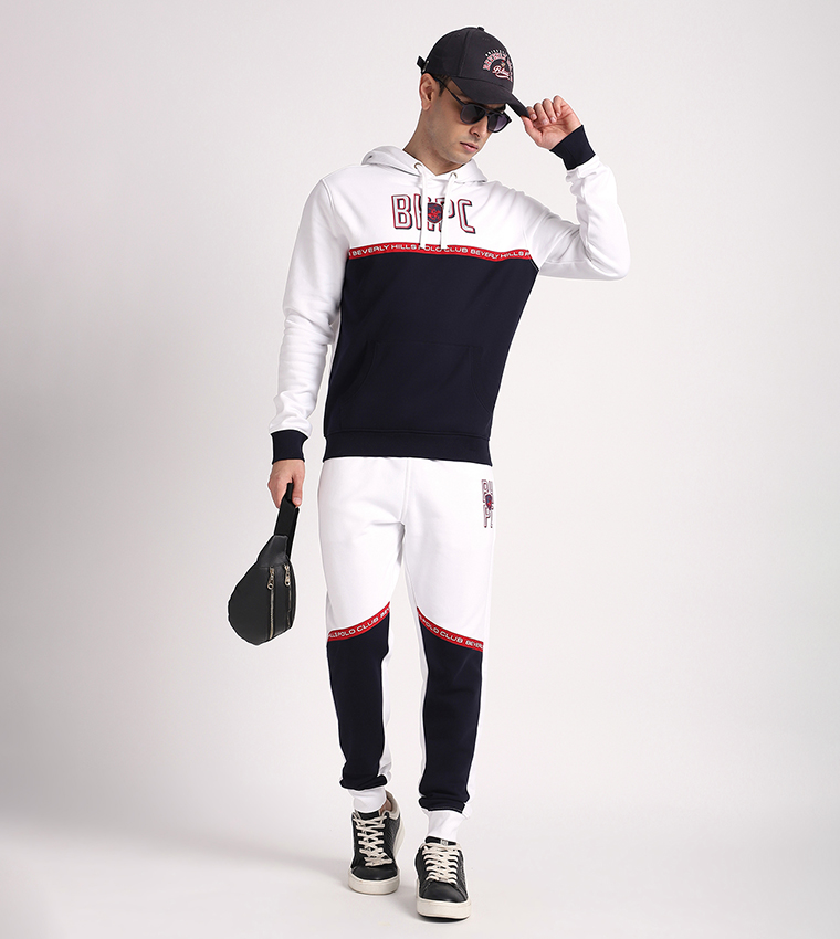 Color Block Long Sleeves Hoodie