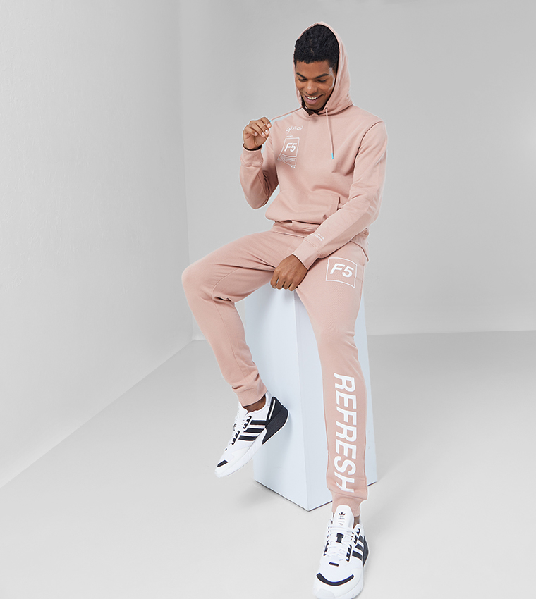 Hoodie With Logo Print Detailing 
