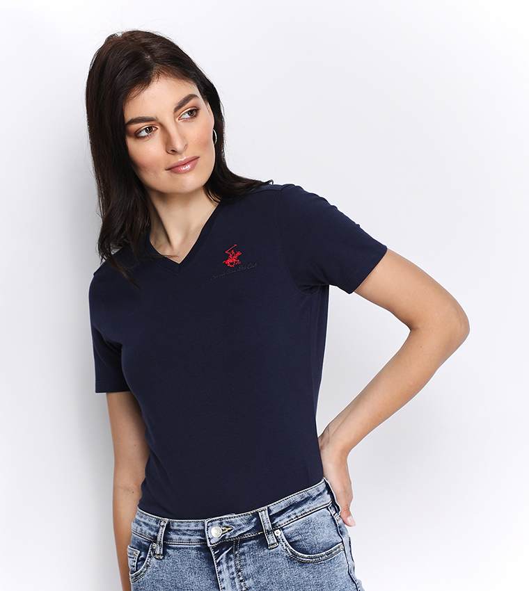 Logo Embroidered Short Sleeves T-Shirt