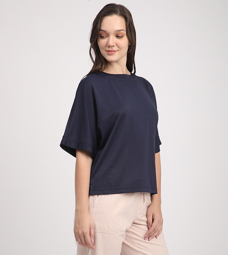 Solid Short Sleeves Oversized T-Shirt