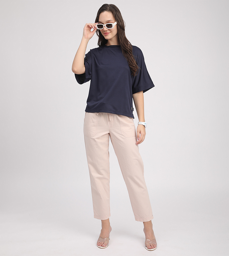 Solid Short Sleeves Oversized T-Shirt