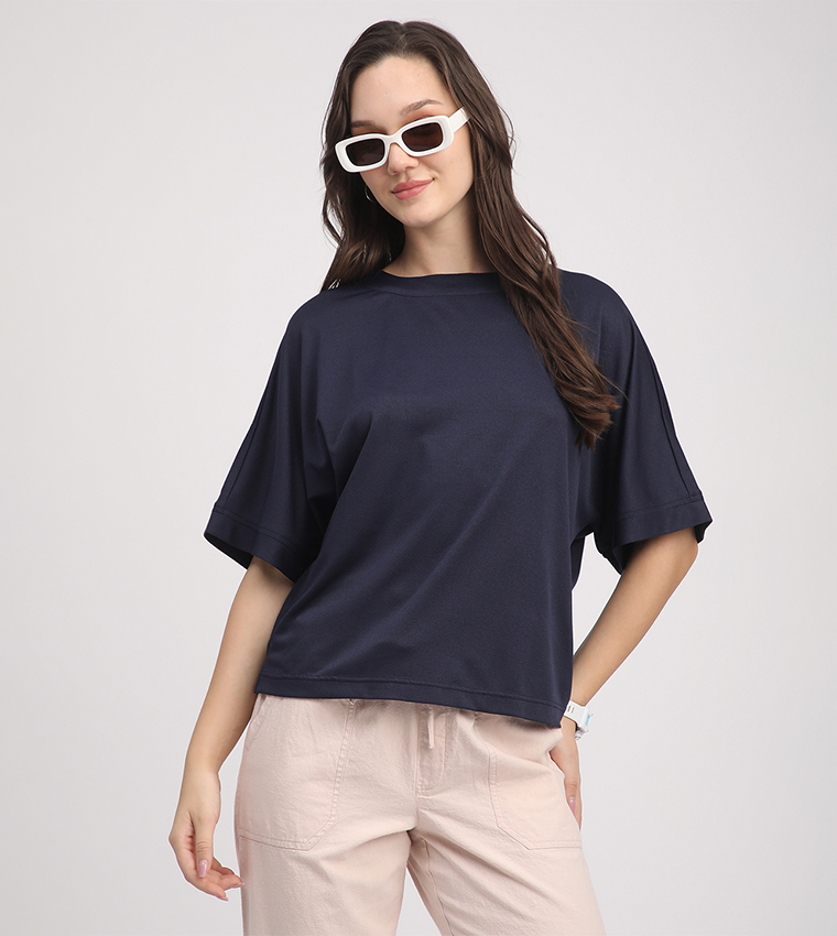 Solid Short Sleeves Oversized T-Shirt