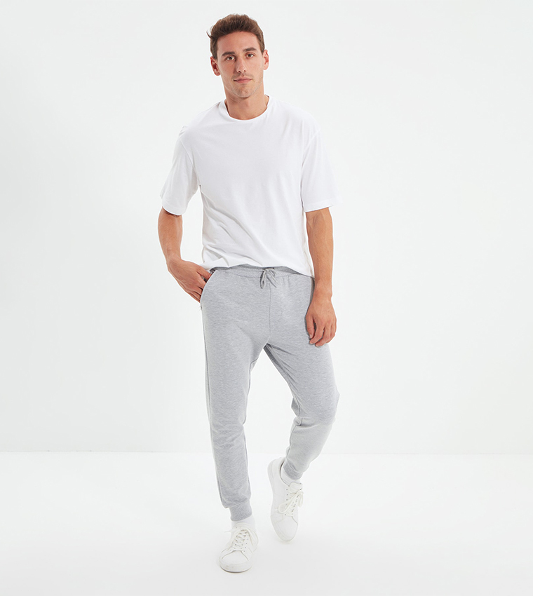 Regular Comfy Elastic Waist Sweatpants