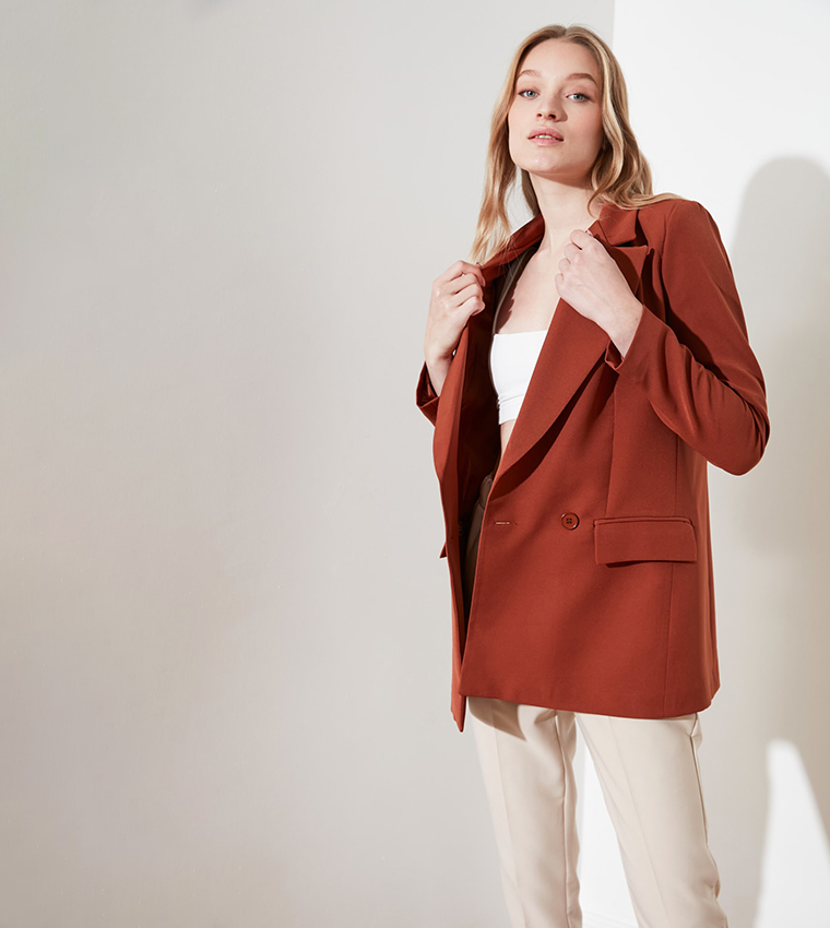 Long Sleeves Oversized Blazer