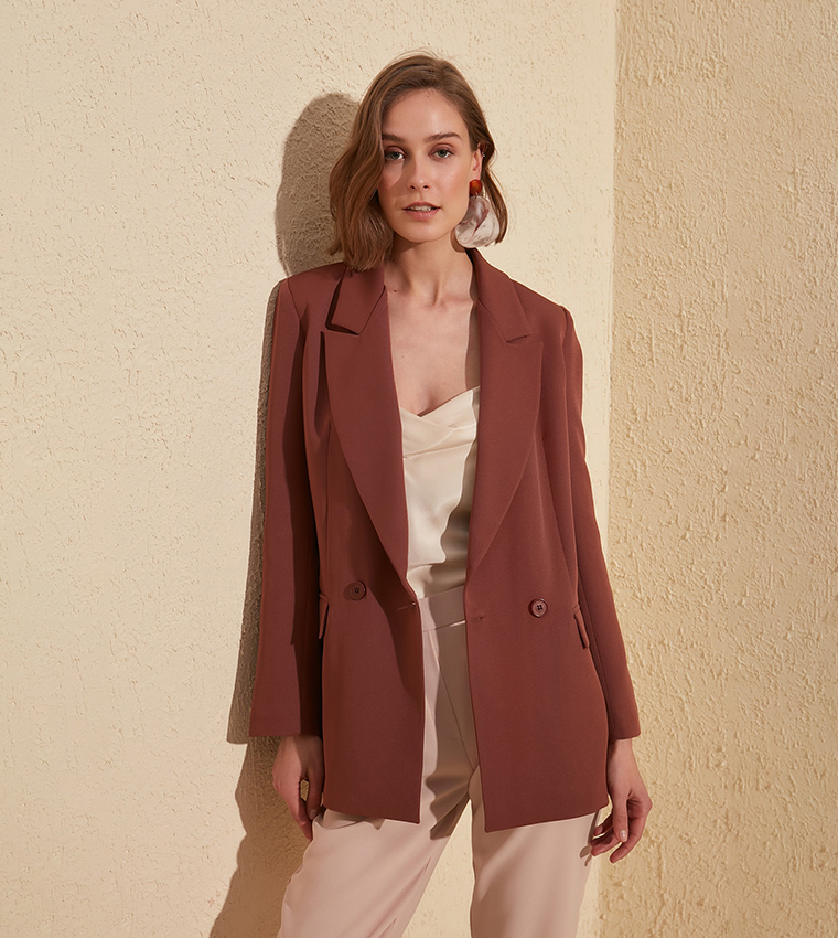 Long Sleeves Oversized Blazer
