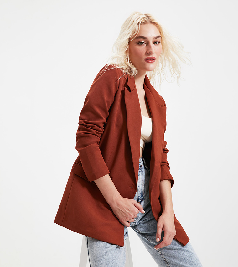 Long Sleeves Oversized Blazer