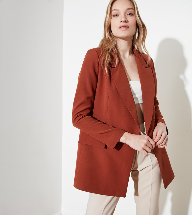 Long Sleeves Oversized Blazer