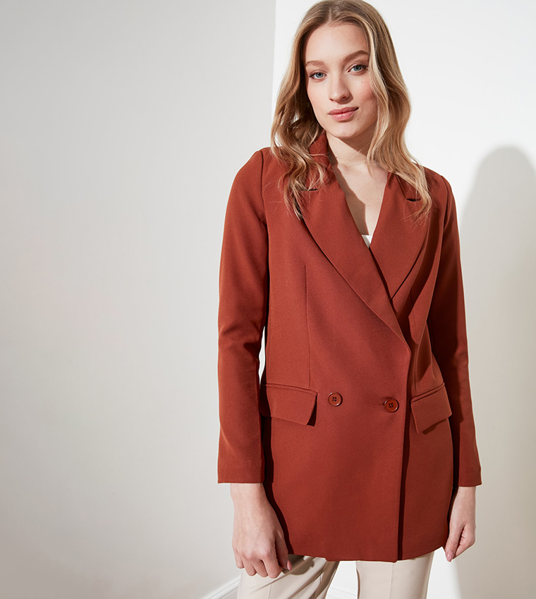 Long Sleeves Oversized Blazer