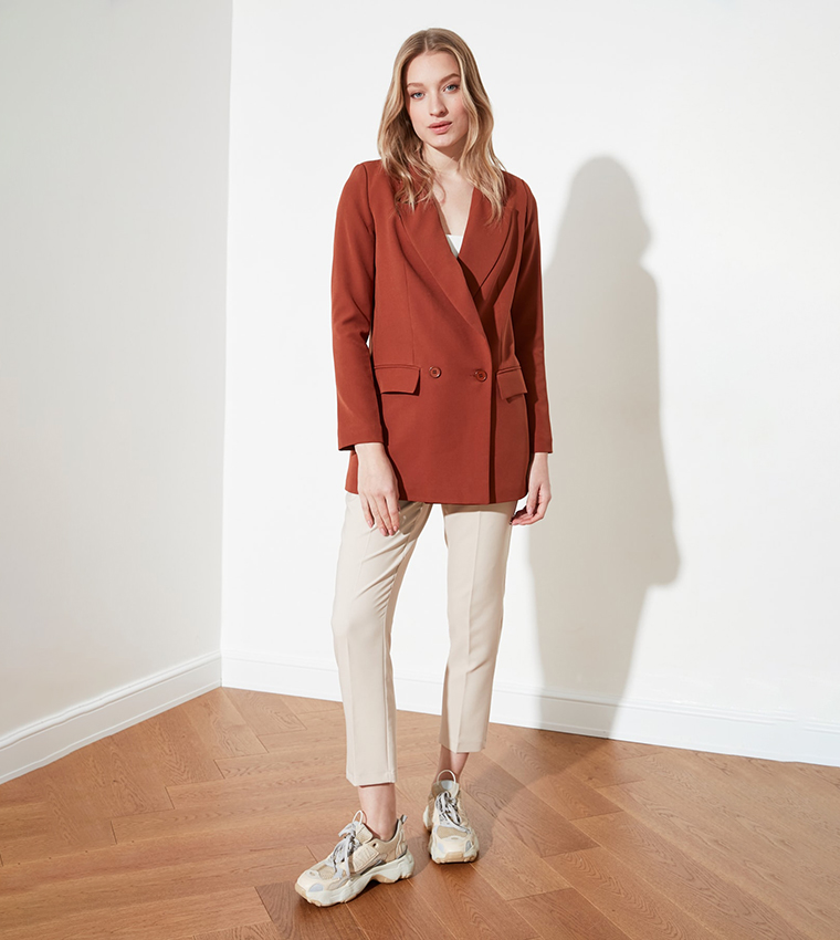 Long Sleeves Oversized Blazer