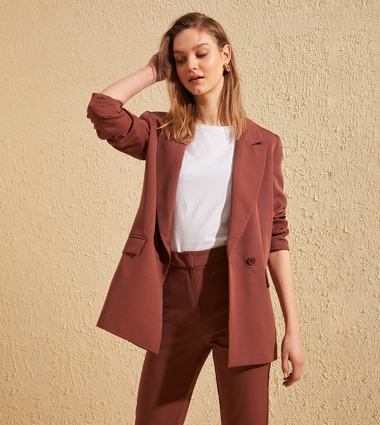 Long Sleeves Oversized Blazer