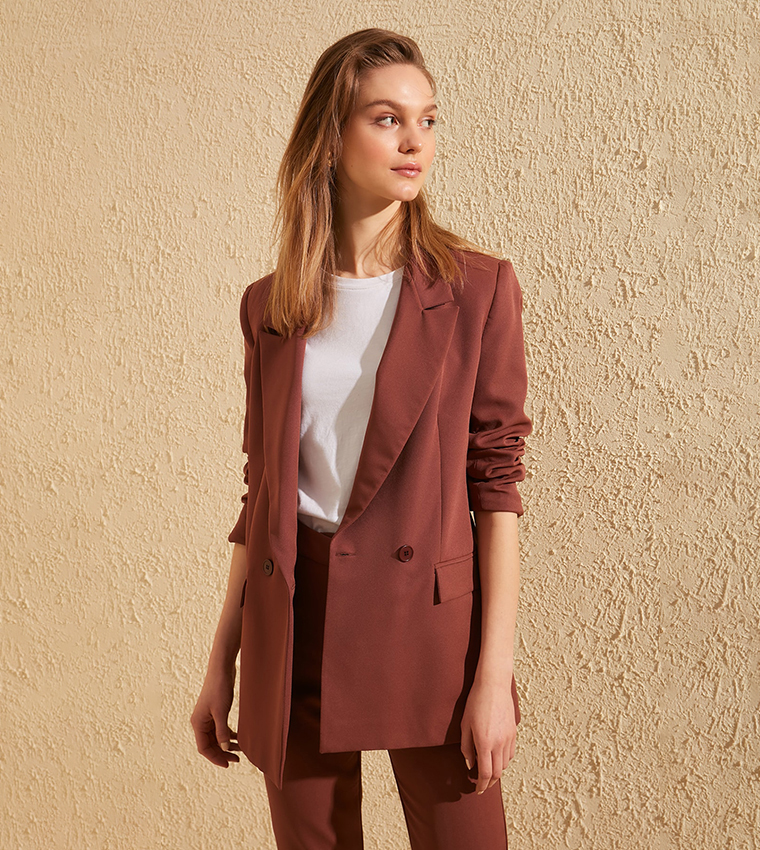 Long Sleeves Oversized Blazer