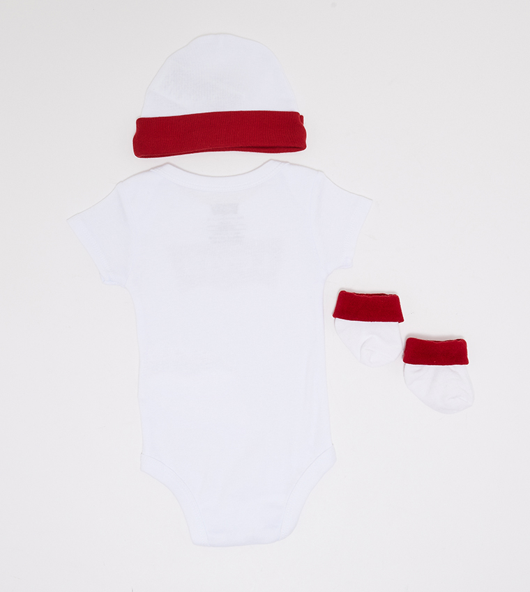 طقم مزين بطبعة عدد القطع 3