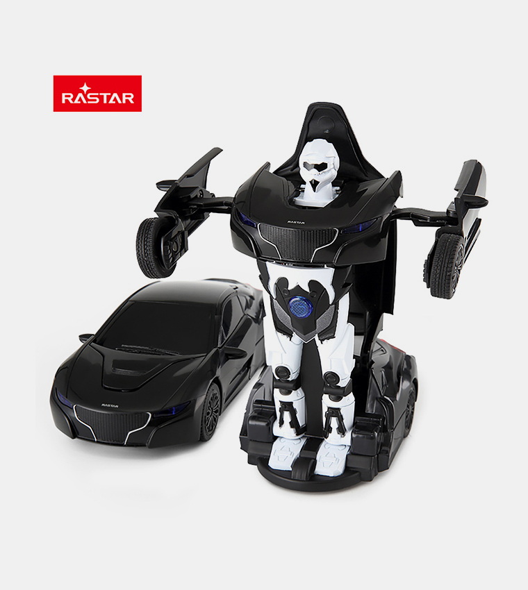 2 In 1 RS Transformable 1:32 Scale Die-Cast Car - Black