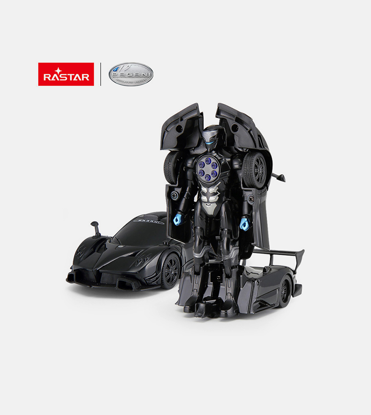 Pagani Zonda R Transformable Diecast Car 1:32 Scale - Black