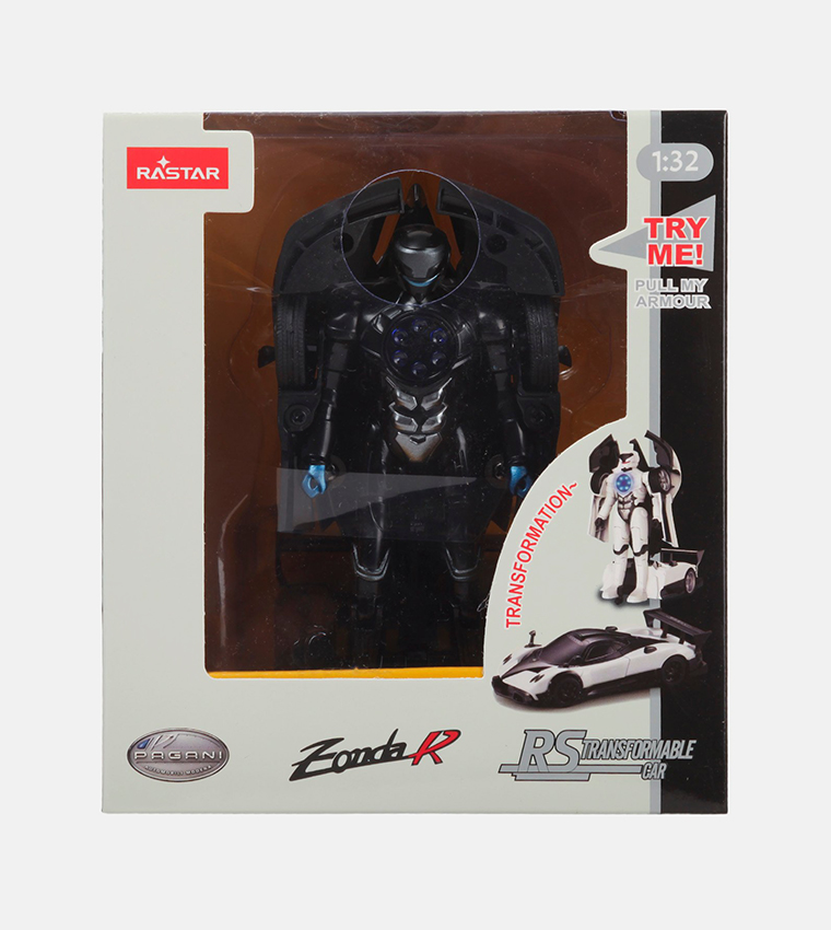Pagani Zonda R Transformable Diecast Car 1:32 Scale - Black