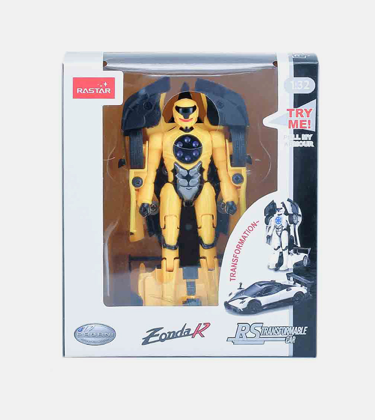 Pagani Zonda R Transformable Diecast Car 1:32 Scale - Yellow