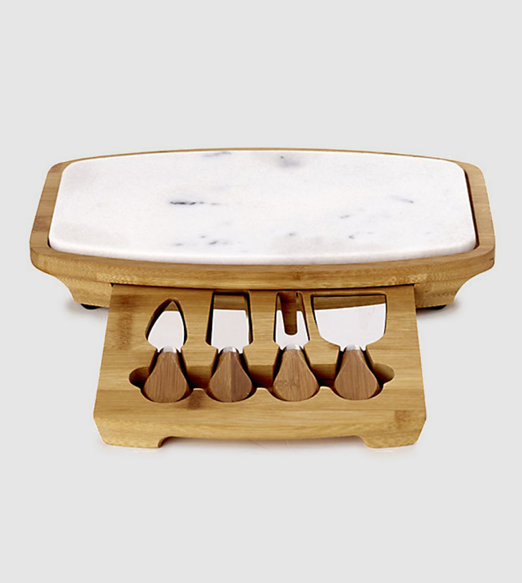 Buy Lakeland Cheese Board & Set Of 4 Knives In Multiple Colors