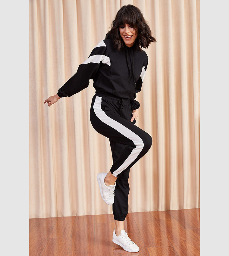 Color block hot sale tracksuit