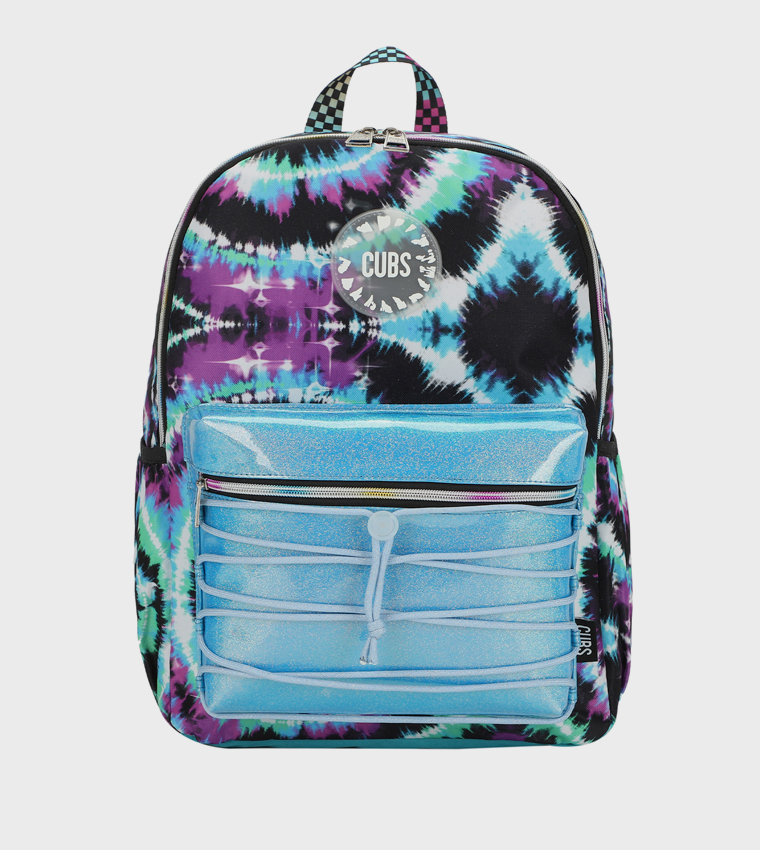 Dazzle Tie-Dye Zip Around Backpack