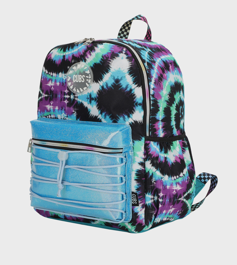 Dazzle Tie-Dye Zip Around Backpack