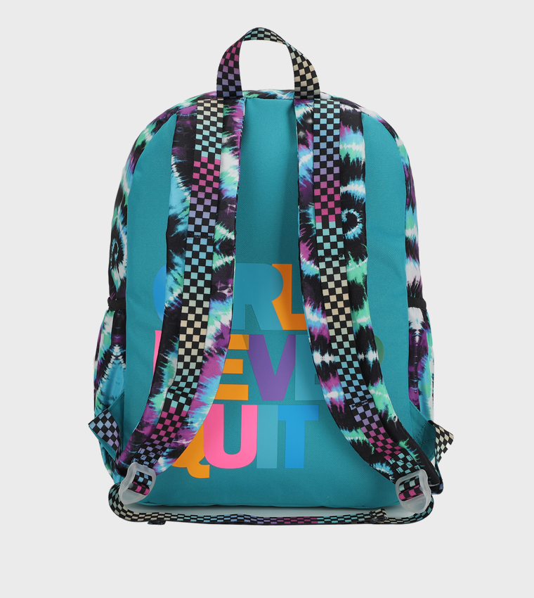 Dazzle Tie-Dye Zip Around Backpack