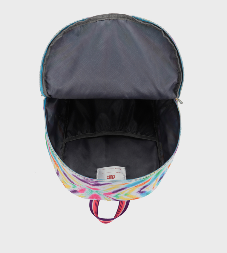 Pink & Purple Tie-Dye Zip Around Backpack