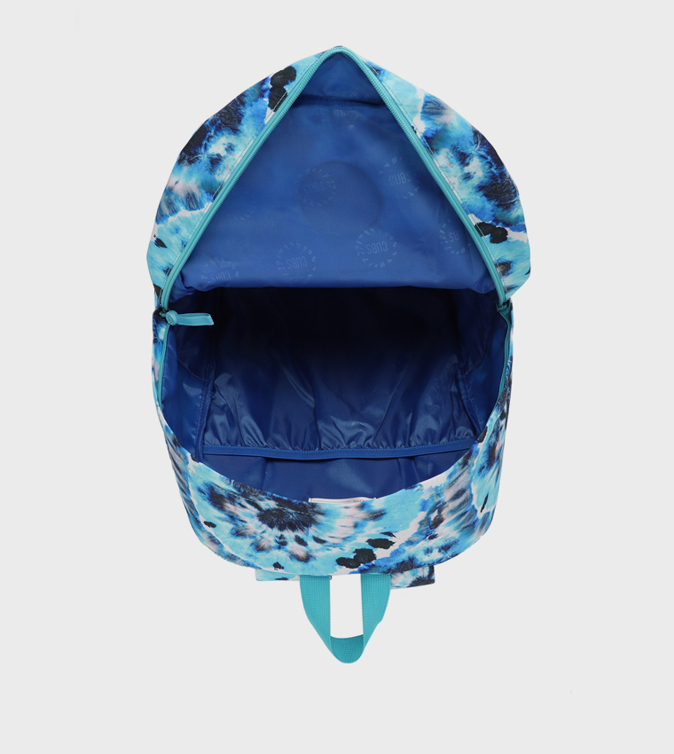 Turquoise Tie-Dye Zip Around Backpack