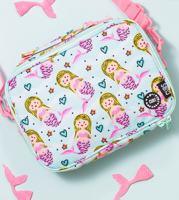 Under The Sea Mermaid Print Lunch Bag