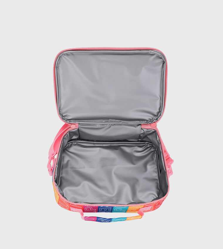 Girl Power Print Lunch Bag