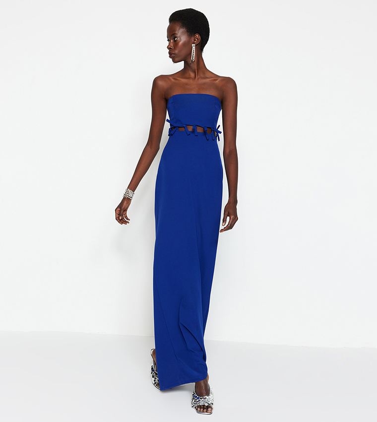 Bcbg royal hotsell blue gown