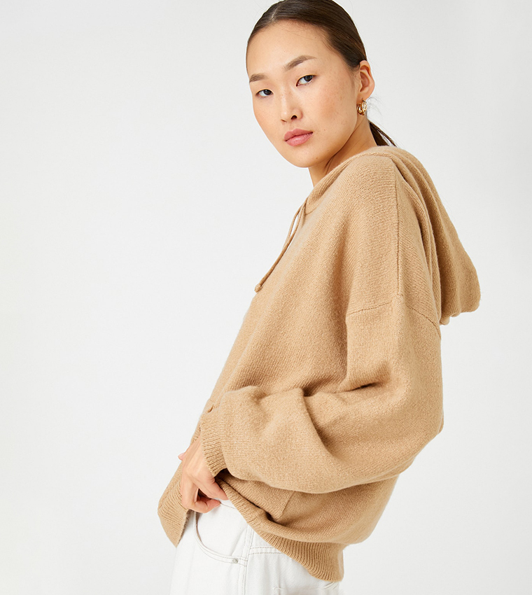 Tan oversized clearance sweater